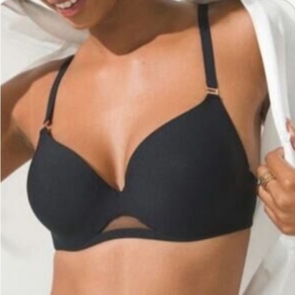 Soma NWT Bodify Perfect Coverage Bra 40DDD Black T-Shirt Underwire Adjustable - Picture 2 of 16